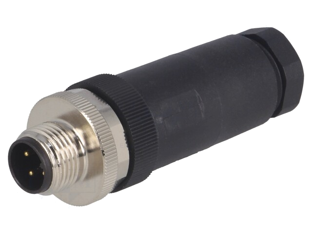 Stekker; M12; PIN: 3; mannelijk; code A-DeviceNet / CANopen; IP67 Stekker; M12; PIN: 3; mannelijk; code A-DeviceNet / CANopen; IP67